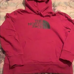 Women’s The North Face maroon hoodie Size M.